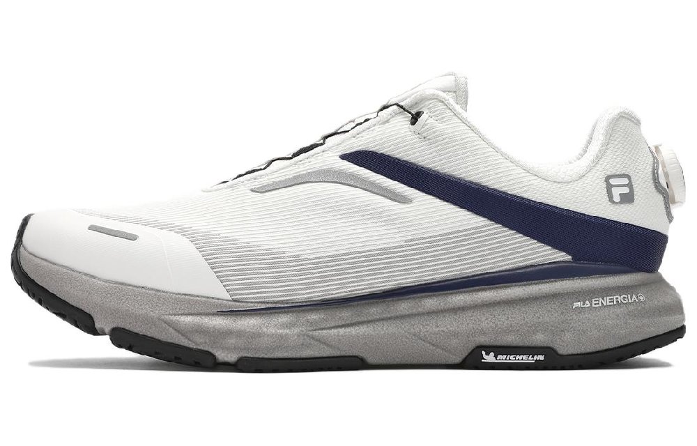 FILA BOA ENERGY 2 Low-Top Casual Running Shoes Men's White