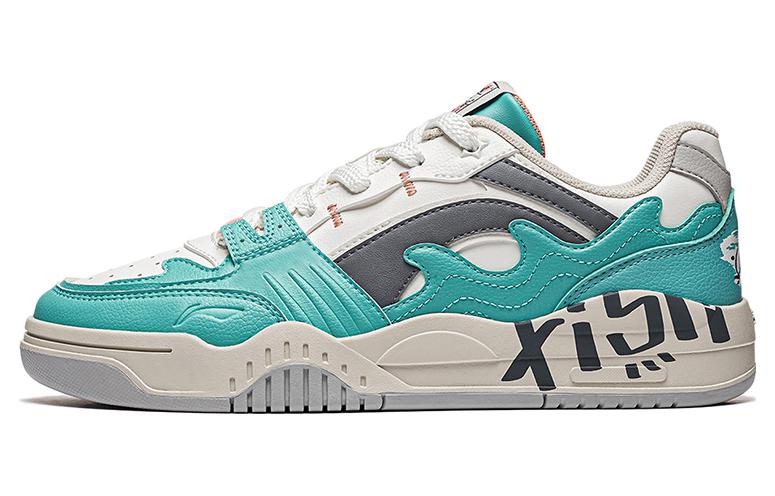 LiNing Yuebai Ocean Durable Breathable Low-Top Skateboard Shoes Women's Green