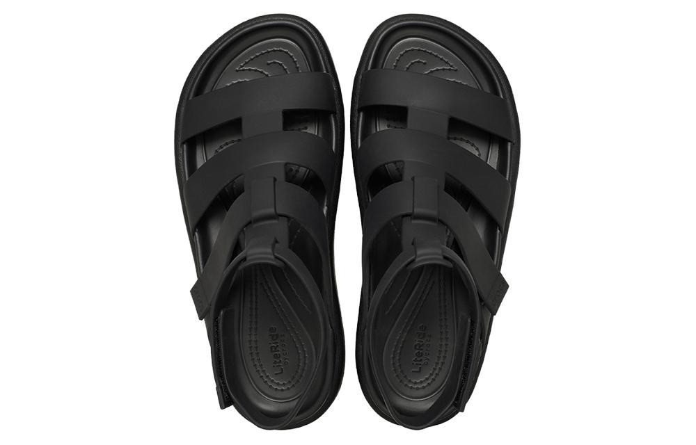 Crocs Brooklyn Luxe Gladiator Sandals 'Black' Women's купить в интернет-магазине Yoocart с быстрой доставкой по России.