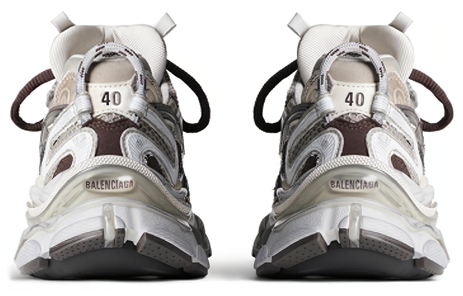 Balenciaga Runner 2.0 Sneakers 'Beige Mesh And Polyurethane' купить в интернет-магазине Yoocart с быстрой доставкой по России.