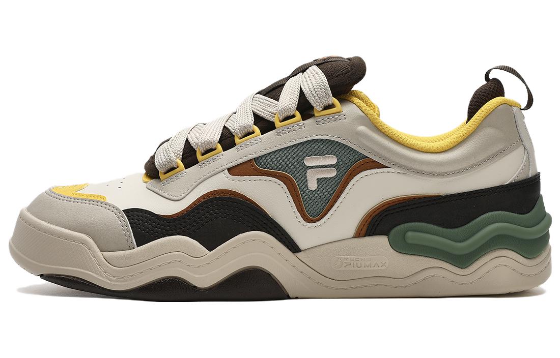 FILA Cushioning, Wear Resistant Low top Skateboard Shoes Men's Champagne