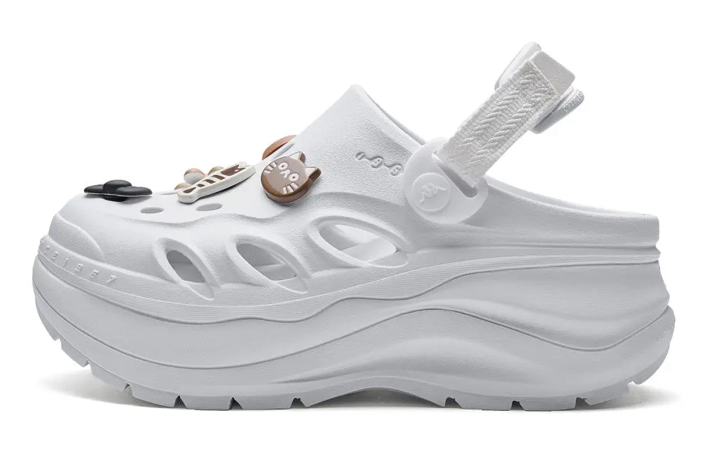Kappa Back to Back Clogs Women's Classic White