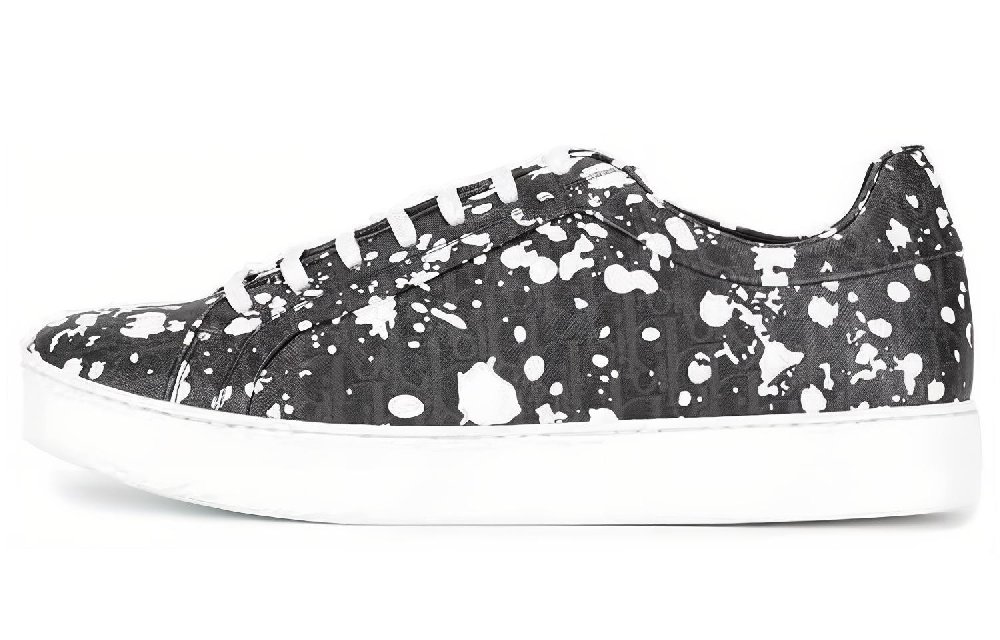 DIOR B06 Low Top Stylish Skateboarding Shoes Men's Black White