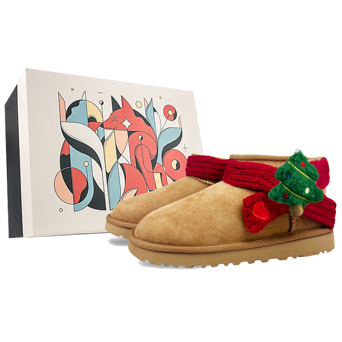 UGG CLASSIC ULTRA MINI Warm Wear-Resistant Slip-Resistant Short Snow Boots Women's Chestnut купить в интернет-магазине Yoocart с быстрой доставкой по России.