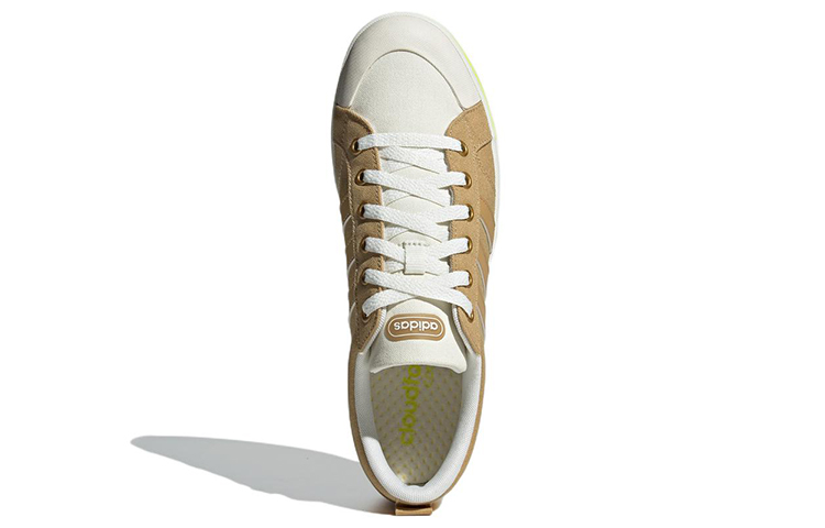 Adidas Neo Bravada Wear resistant Non Slip Casual Skateboarding Shoes Unisex Brown Yellow