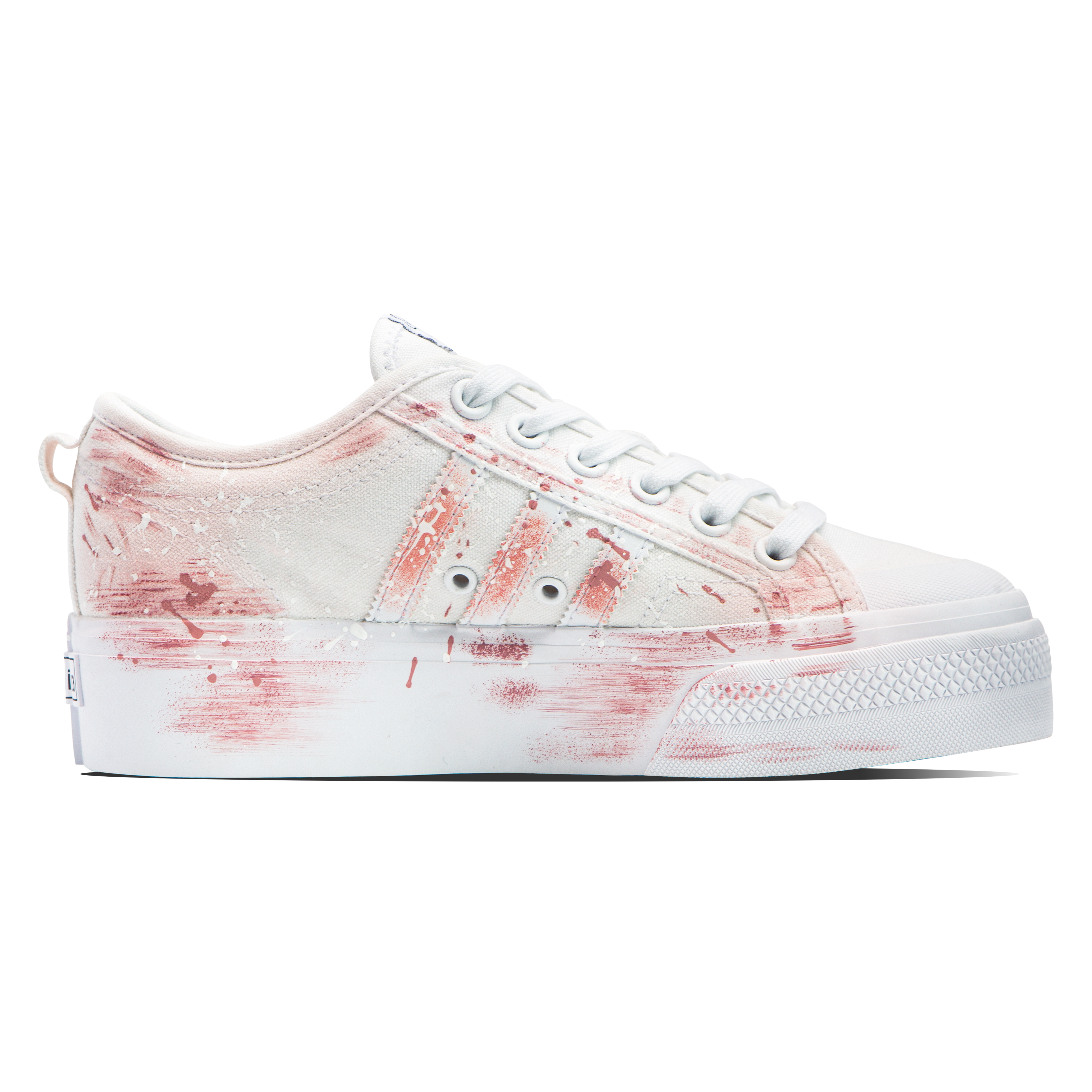 Adidas Originals Nizza Platform Momo Ayase Substar Low top Skateboard Shoes Women's Pink White