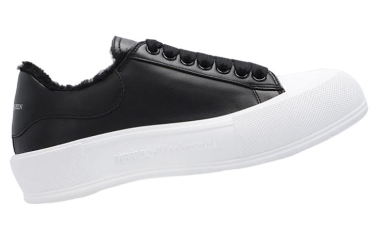 Alexander McQueen Deck Low Top Stylish Skateboarding Shoes Women's Black купить в интернет-магазине Yoocart с быстрой доставкой по России.