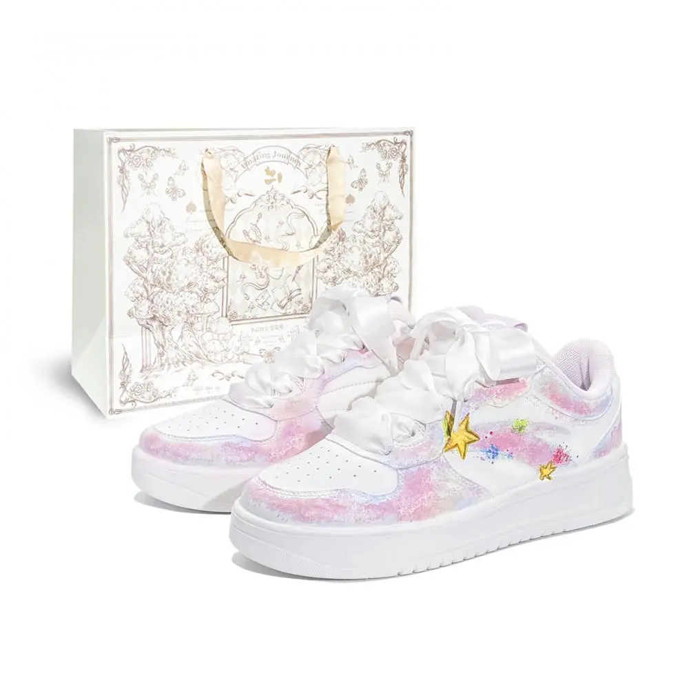 Anta Relaxed Coverage Waterproof Abrasion Resistant Low top Skateboard Shoes Women's Multicolor