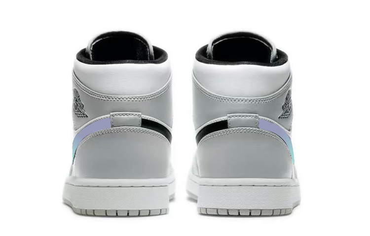 Jordan Air Jordan 1 Cushioning Anti-Slip Wear-Resistant Breathability Mid-Top Vintage Basketball Shoes Men's Smoke Gray купить в интернет-магазине Yoocart с быстрой доставкой по России.