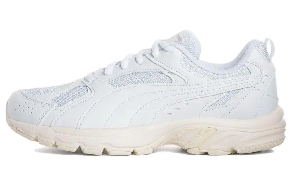 PUMA Milenio Cushioning, Wear Resistant Low top Running Shoes Unisex White