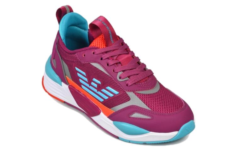 EMPORIO ARMANI EA7 Breathable Low Top Casual Shoes Women's Purple купить в интернет-магазине Yoocart с быстрой доставкой по России.