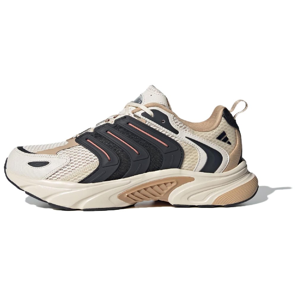 Adidas Anti-Slip And Wear-Resistant Breathable Low-Top Casual Running Shoes Unisex Beige Black