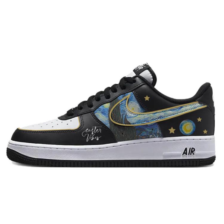 Nike Air Force 1 Low-Top Skateboard Shoes Unisex White Black