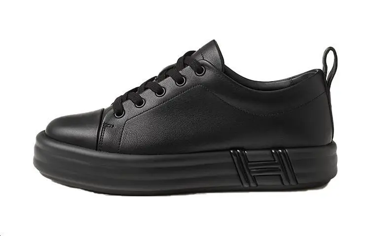 HERMES Happy Low top Casual Shoes Women's Black