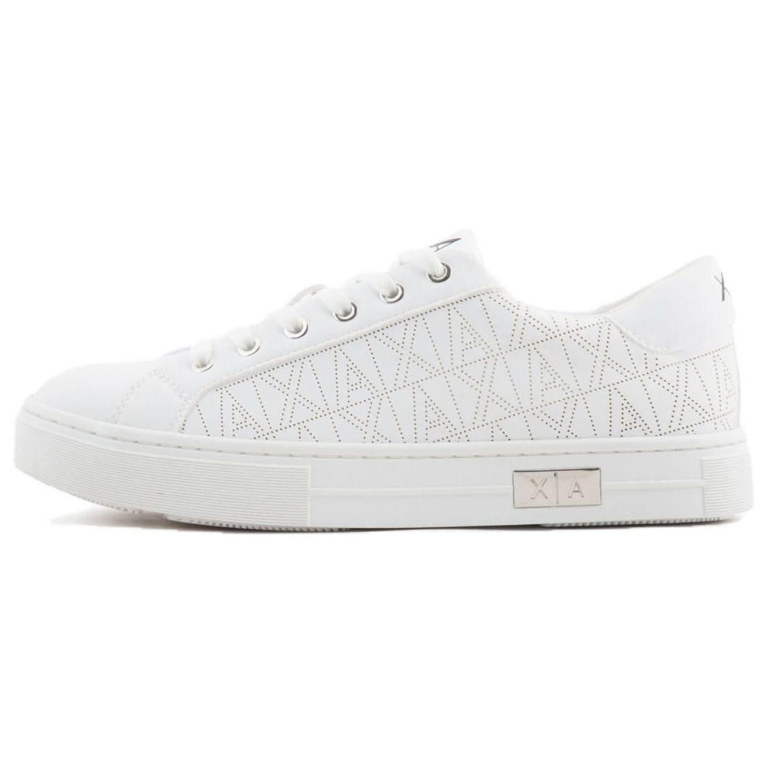 ARMANI EXCHANGE Logo-pattern Perforated Sneakers