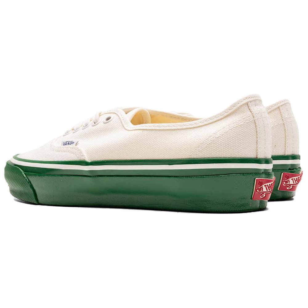Vans Premium Authentic Anti Slip Wear Resistant Low Top Skateboard Shoes Men's White Green