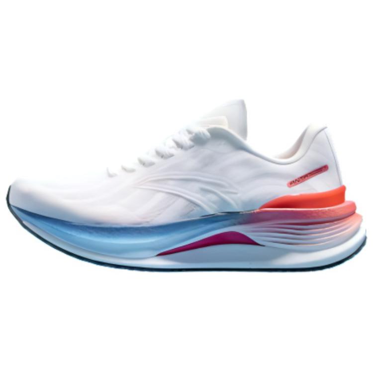 Anta Champion 3rd Gen PRO Shock Absorbers Slip Resistant Low top Long Distance Running Shoes Men's Papyrus White