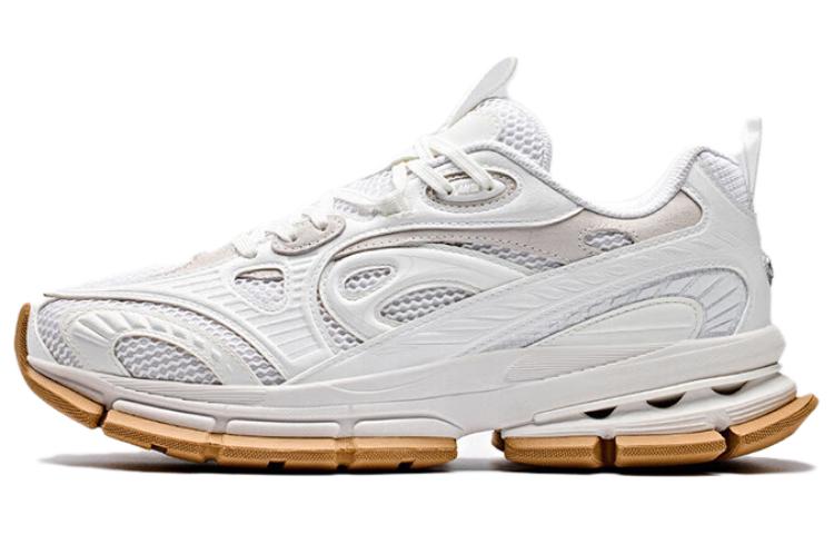Anta Anta Champion All Weather Series Cushioning Wear-Resistant Low-Top Casual Shoes Men's White