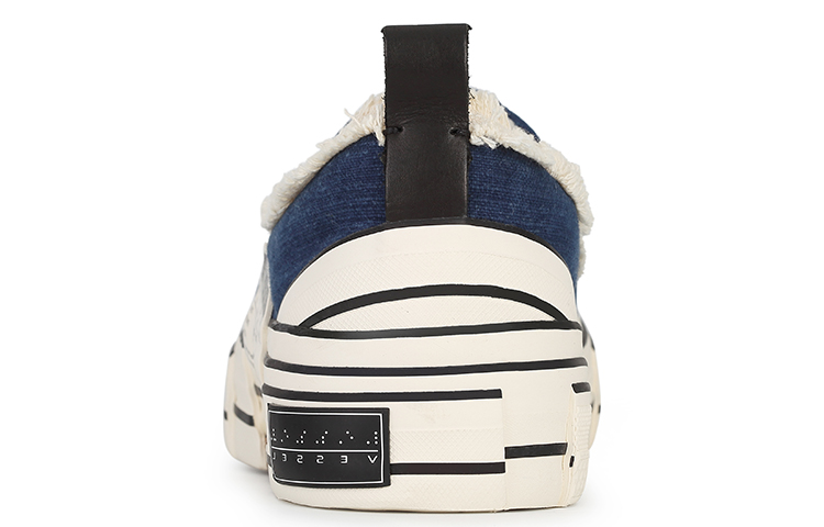 INK·CHEN x VESSEL Slip On Low-Top Canvas Shoes Unisex Blue купить в интернет-магазине Yoocart с быстрой доставкой по России.