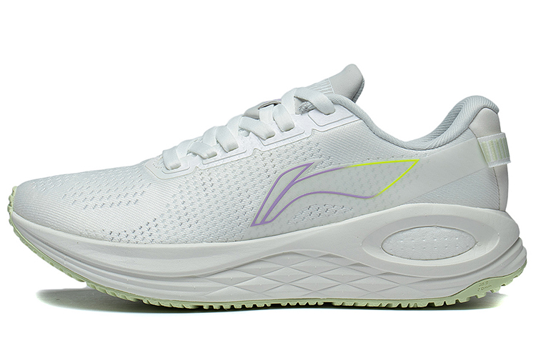 LiNing Furious Rider 6.0 Essential Cushioning Anti-Slip And Wear-Resistant Rebound Low-Top Running Shoes Women's White