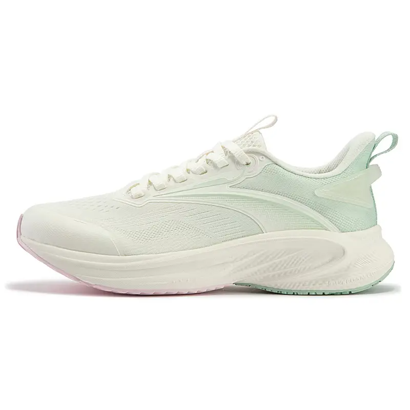 361° Speed Breathable Low-Top Running Shoes Women's Feather White Brook Green