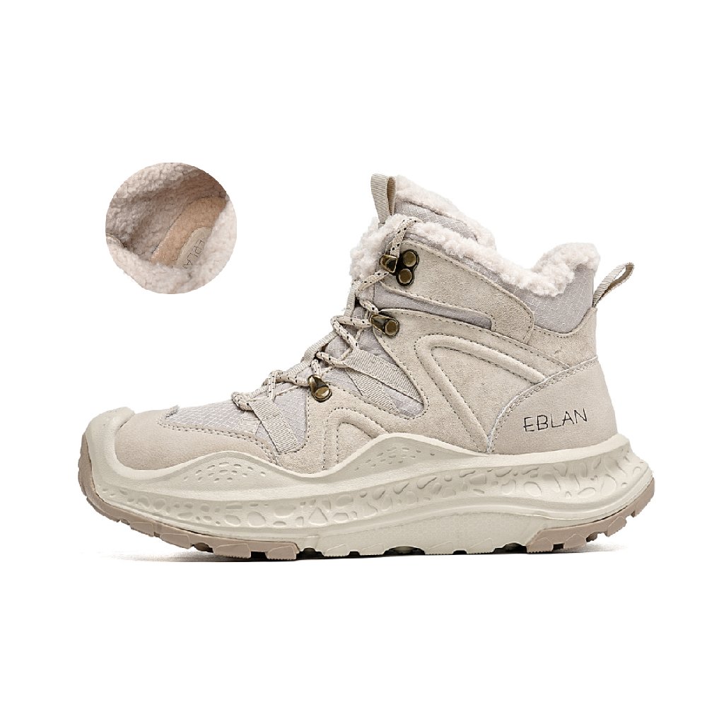EBLAN Short Snow Boots Women's Sand