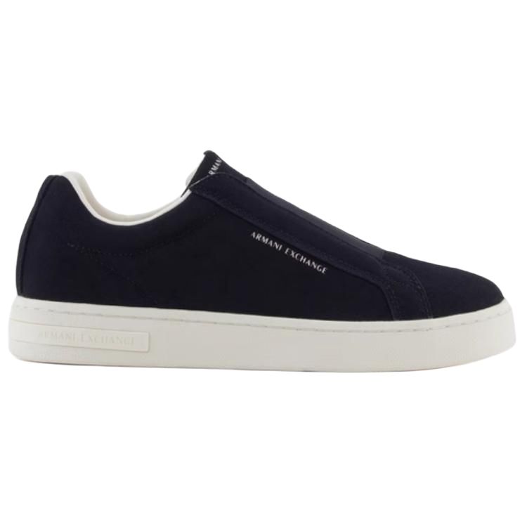 ARMANI EXCHANGEAE Low top Skateboard Shoes Men's Navy Blue