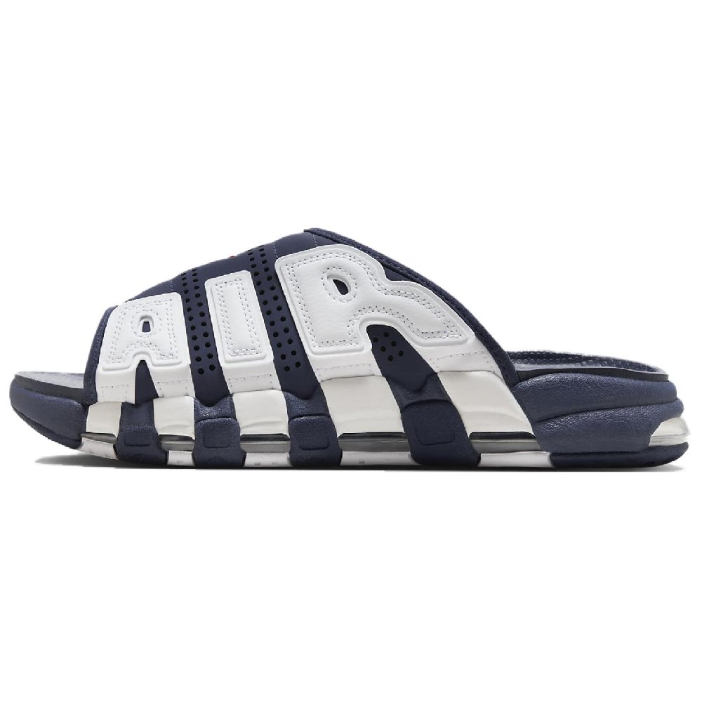 Nike Air More Uptempo Slide Slippers Men's Blue White Asian Version