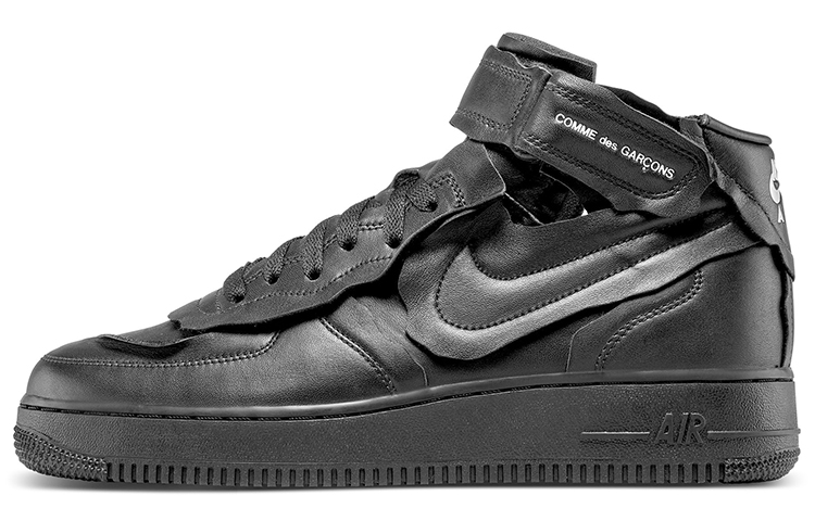 Nike Air Force 1 Mid Comme Des Garcons Black