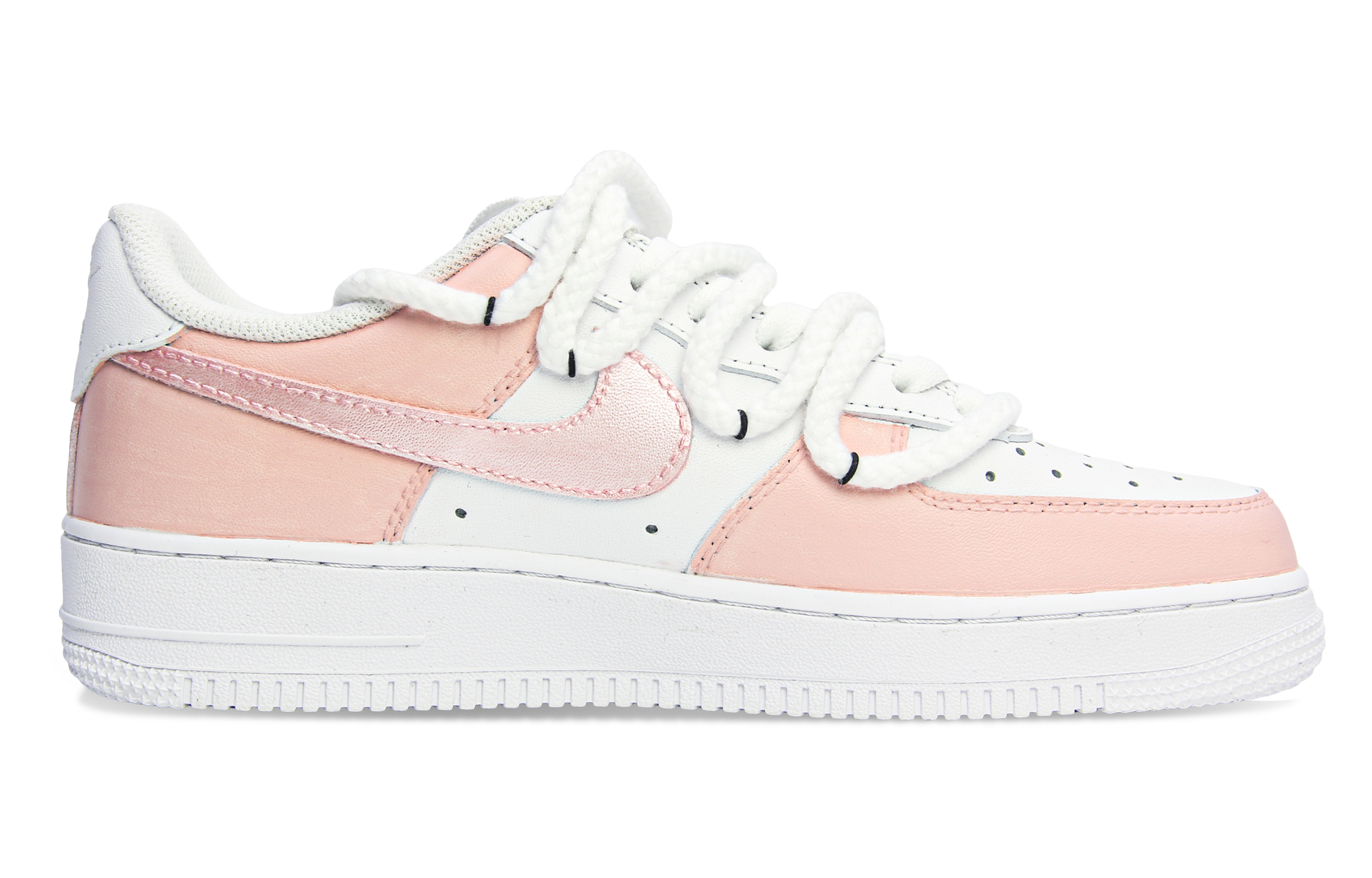 Nike Air Force 1 Anti Slip Wear Resistant Low Top Skateboard Shoes Women's Honey Pink купить в интернет-магазине Yoocart с быстрой доставкой по России.
