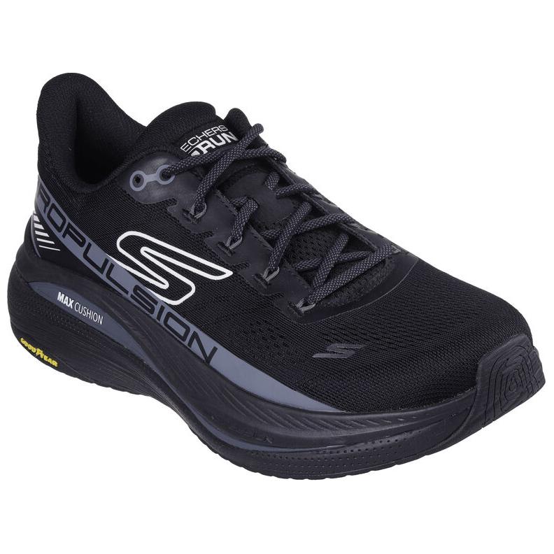 Skechers Max Cushioning Low Top Running Shoes Men's Black