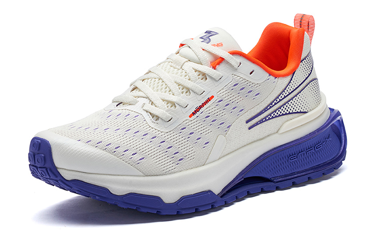 361° Tri state 2.0 Purple Radiance Abrasion Resistant Low Top Running Shoes Men's White Purple
