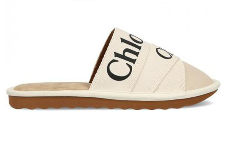 Chloe Woody Daytime Slippers Women's Ecru