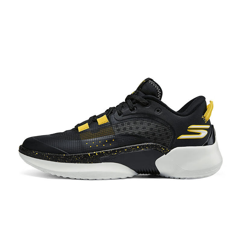Skechers SKX RESAGRIP Low Top Training Running Shoes Men's Black Yellow