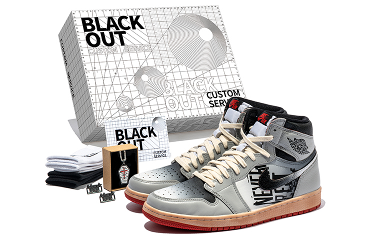 Jordan Air Jordan 1 OG Wear-Resistant High-Top Vintage Basketball Shoes Men's Black Gray