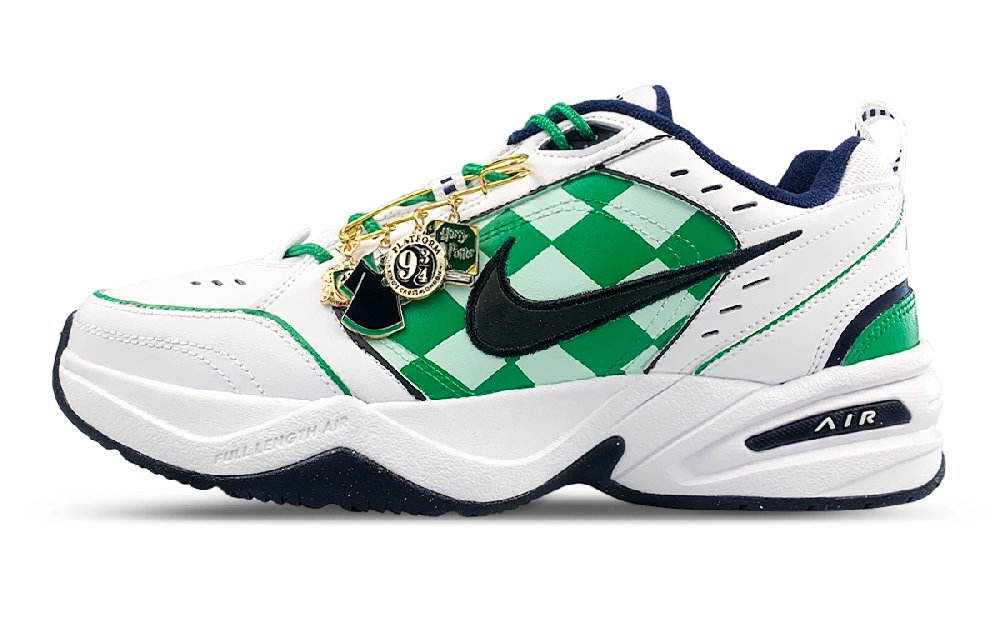 Nike Air Monarch 4 Wear-Resistant Low-Top Chunky Sneakers Unisex White
