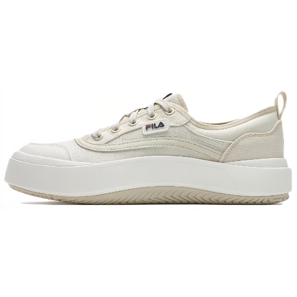 FILA JELLYFISH Anti-Slip And Wear-Resistant Lightweight Low-Top Canvas Shoes Men's Beige Yellow