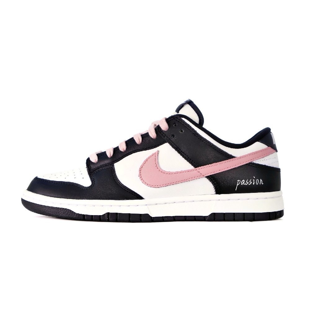 Nike Dunk Low Top Skateboard Shoes Unisex Black Pink