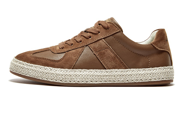 Jeep Low Top Skateboard Shoes Men's Caramel
