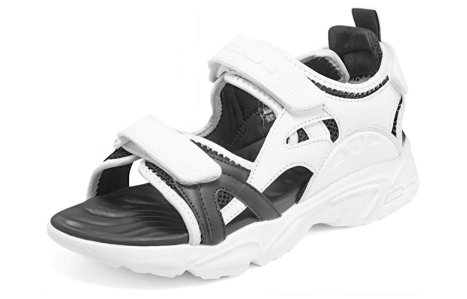 Skechers Dlites Sandal 'White Black'