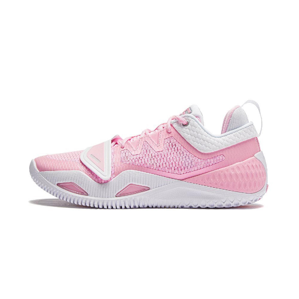 LINING Rage 2 Basketball Shoes Men's Low top Neon Soft Pink/Standard White