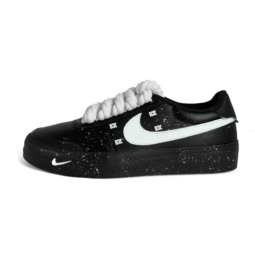Nike Court Shot Skateboard Shoes Men Low Top White