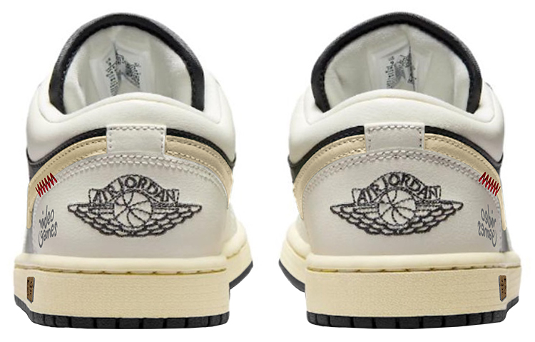 Jordan Air Jordan 1 Vintage Basketball Shoes Women's Low top Ecru/Black купить в интернет-магазине Yoocart с быстрой доставкой по России.