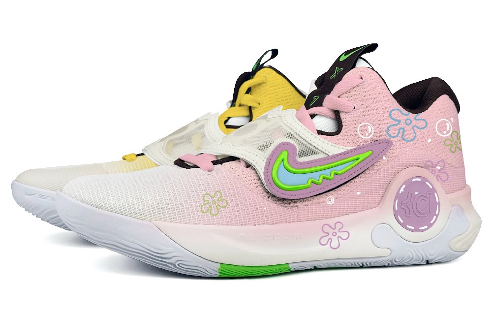 Nike KD Trey 5 X Cushioning Impact Resistant Low Top Basketball Shoes Men's Pink