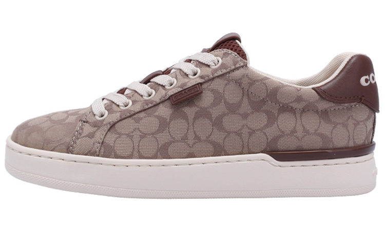 COACH Lowline Low Top Stylish Skateboarding Shoes Women's Brown