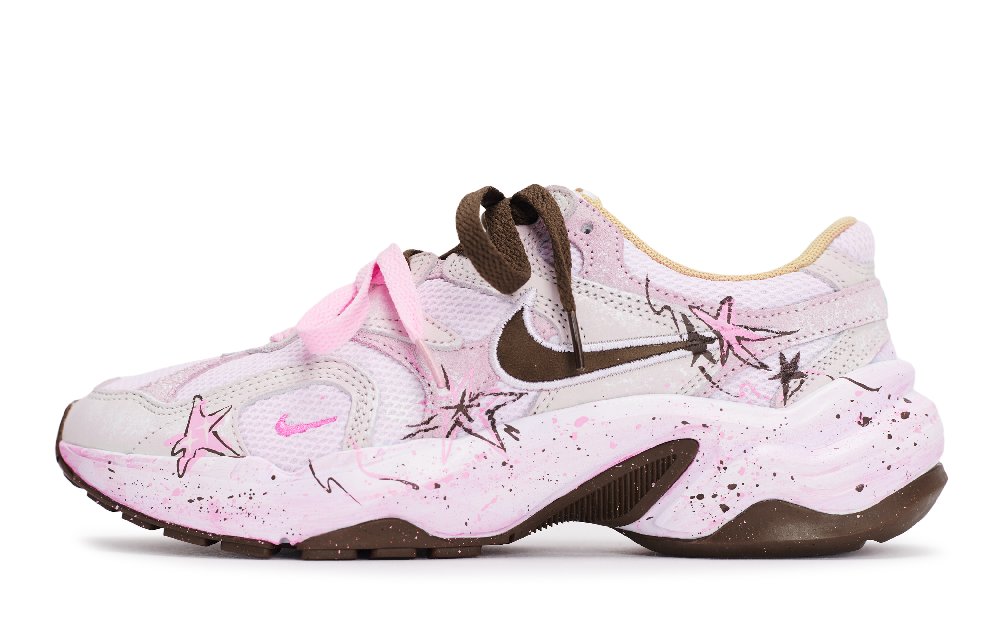 Nike AL8 Starlight Flash Low Top Casual Shoes Women's Pink Beige Brown
