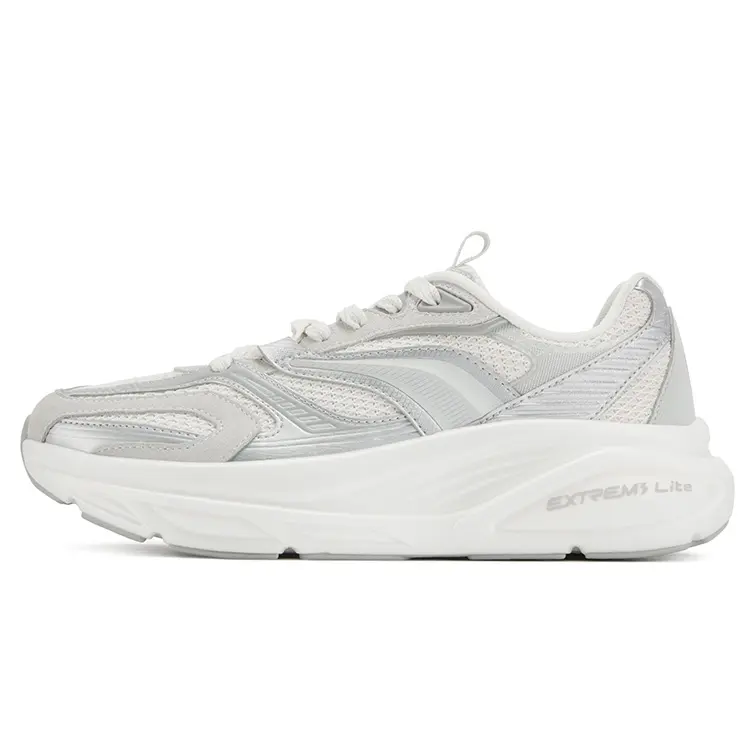 361° Earthy 2000 Cushioning, Wear Resistant Low top Casual Shoes Men's Silver White
