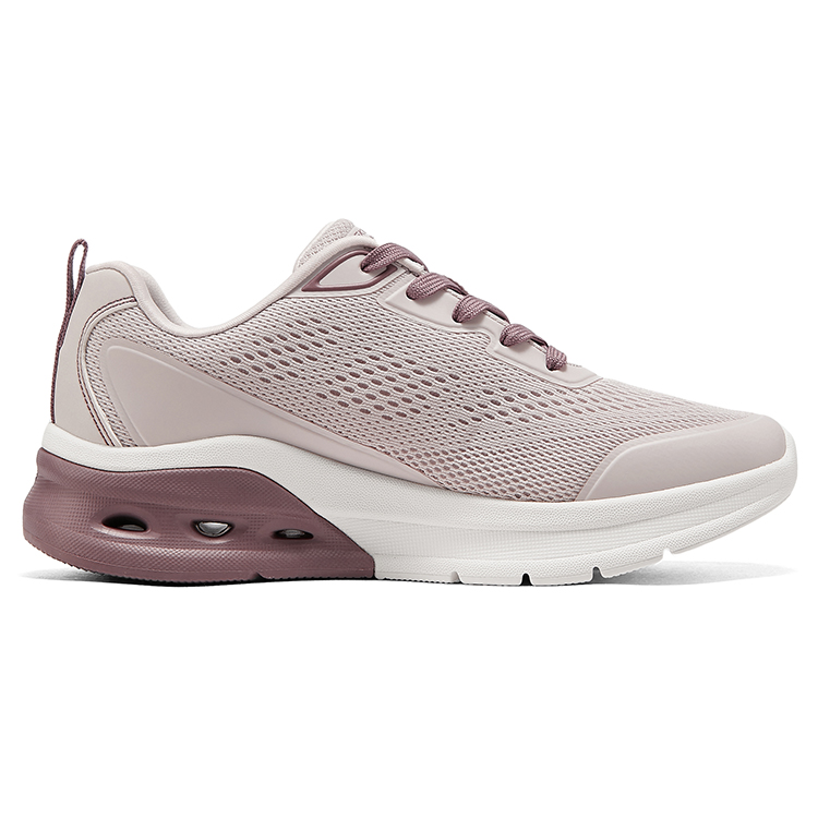 Skechers Bob's Breathable And Wear-resistant Low-Top Running Shoes Women's Nude Pink