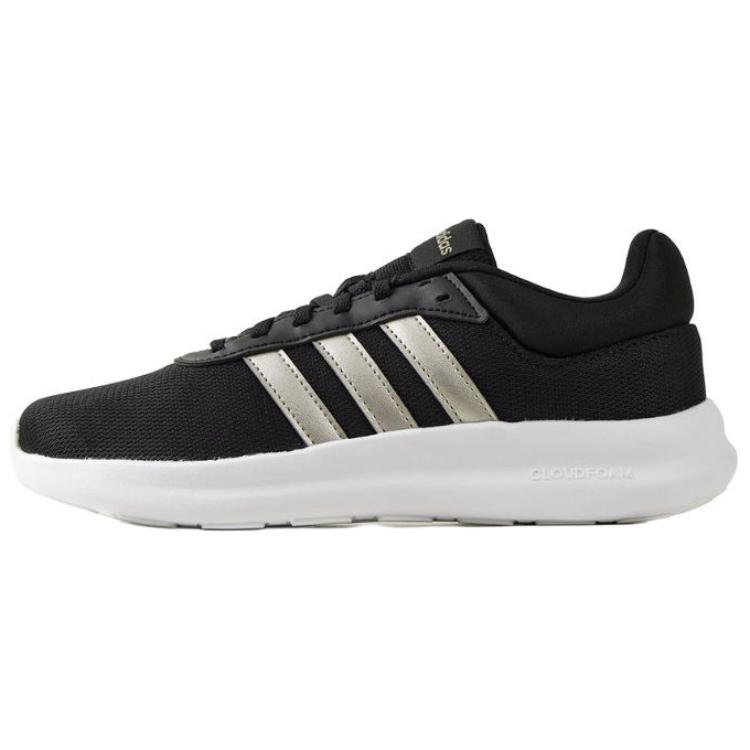 Adidas LITE RACER 4.0 Anti-Slip Wear-Resistant Low-Top Casual Running Shoes Women's Black White