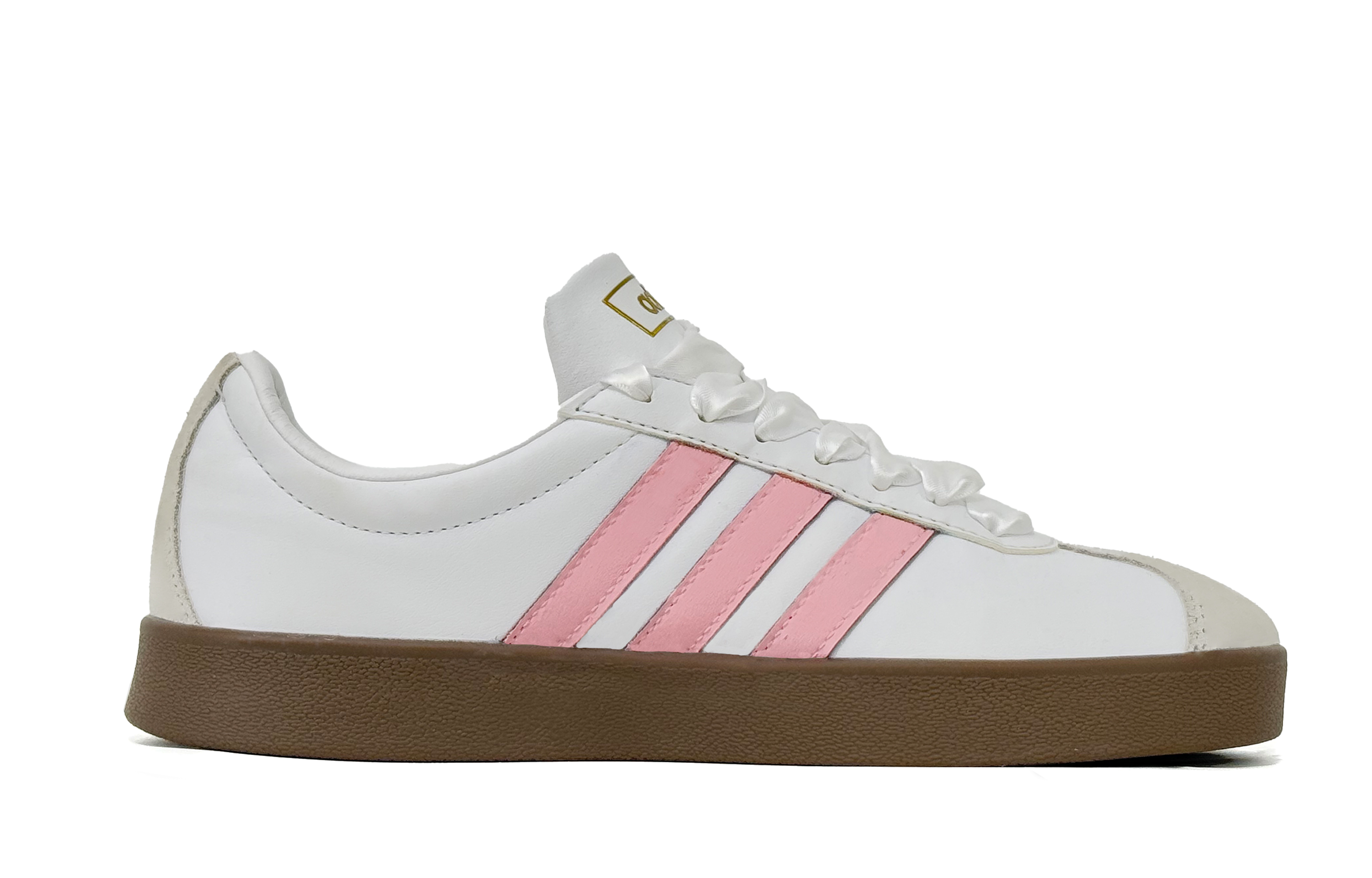Adidas Neo VL Court 2.0 Anti Slip Wear Resistant Low Top Skateboard Shoes Unisex Pink купить в интернет-магазине Yoocart с быстрой доставкой по России.